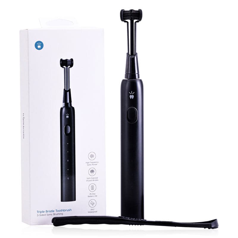 Triple Bristle Max 3-sided Sonic Electric Toothbrush