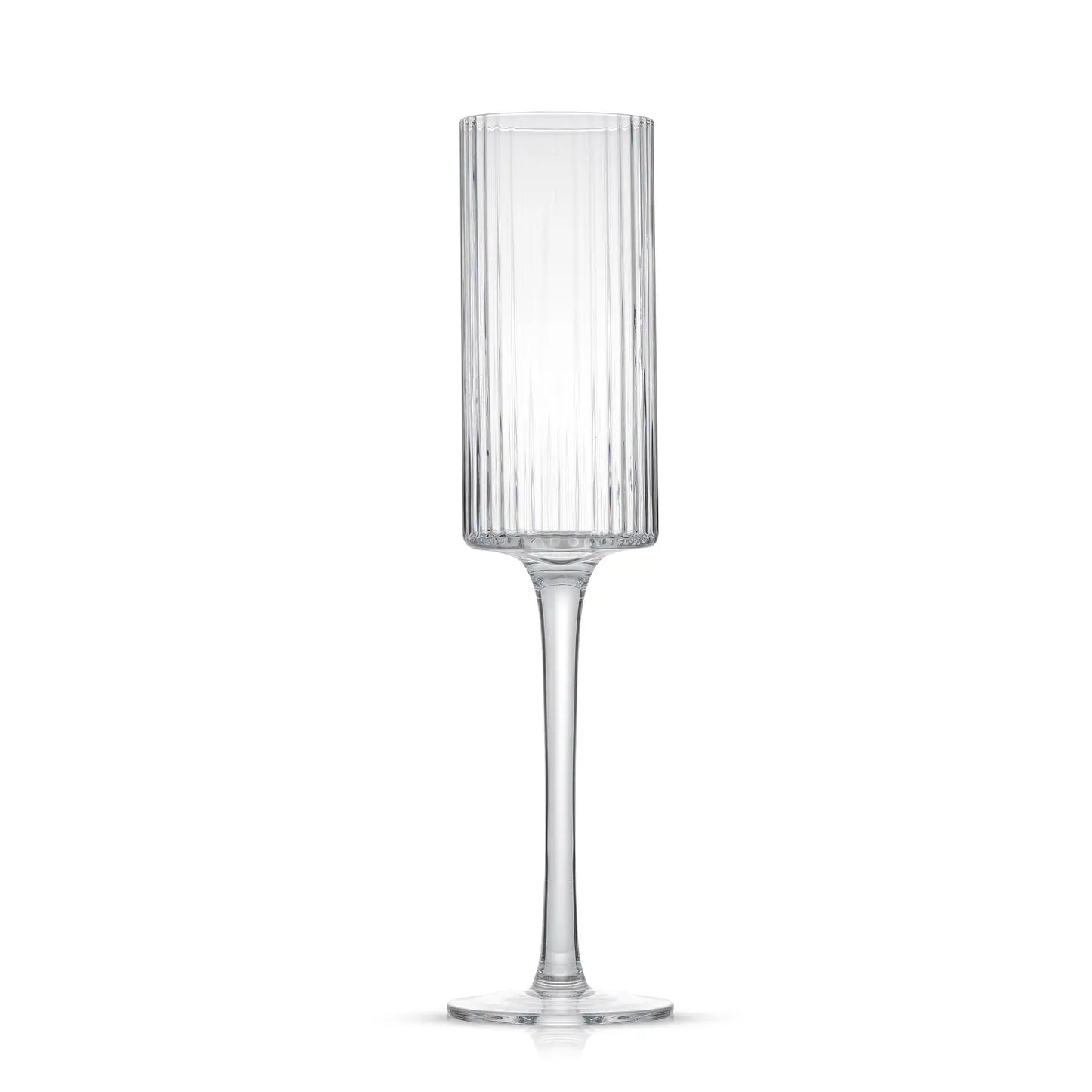 Ribbed Champagne Glass - Set of 4