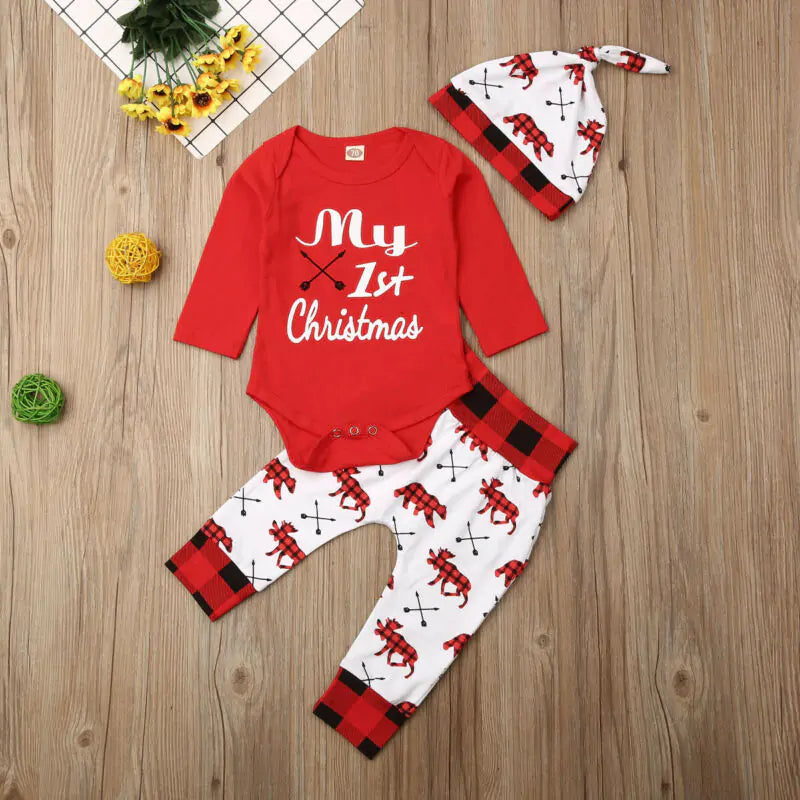 My First Christmas Baby Outfits