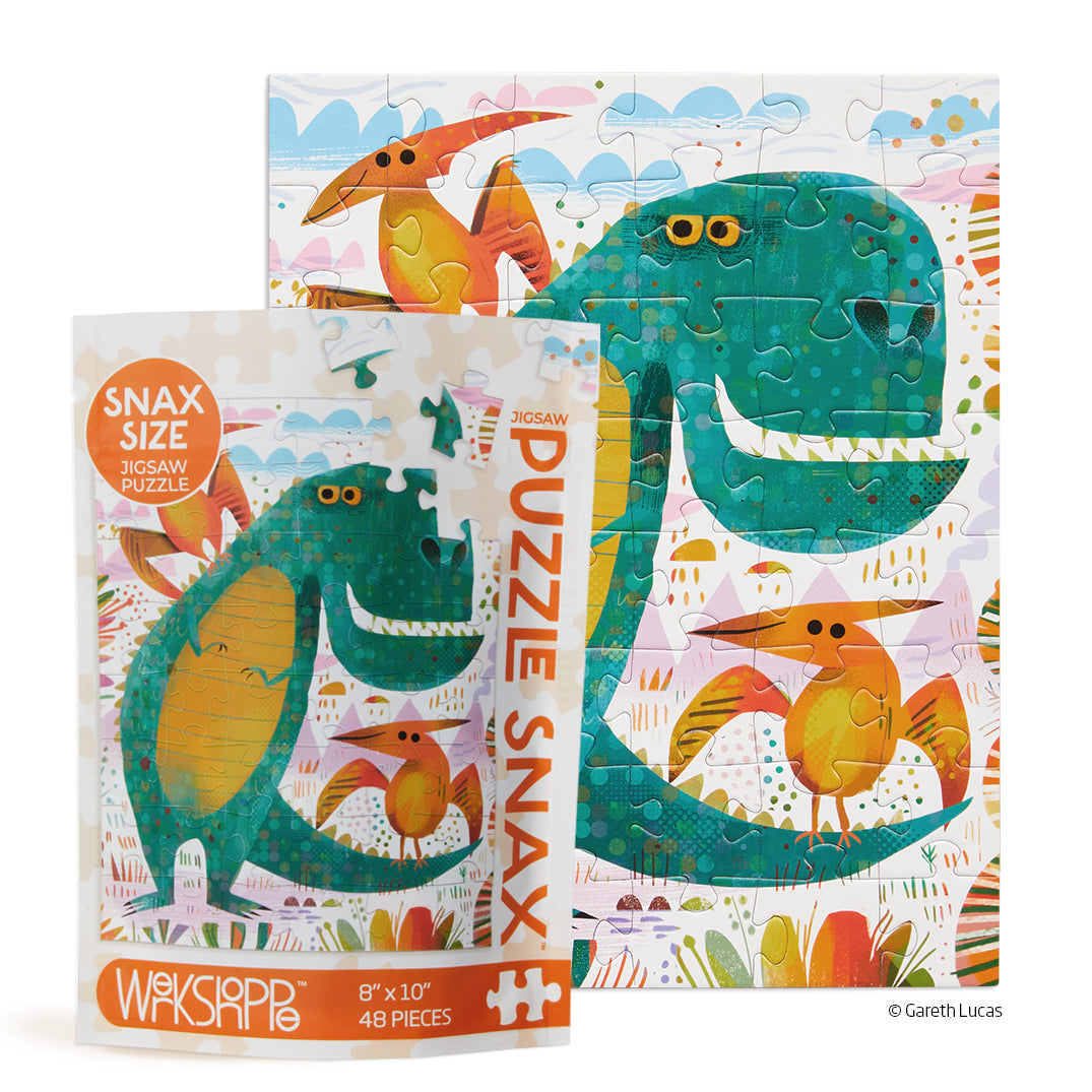 T-Rex and Friends 48 Piece Jigsaw Puzzle Snax