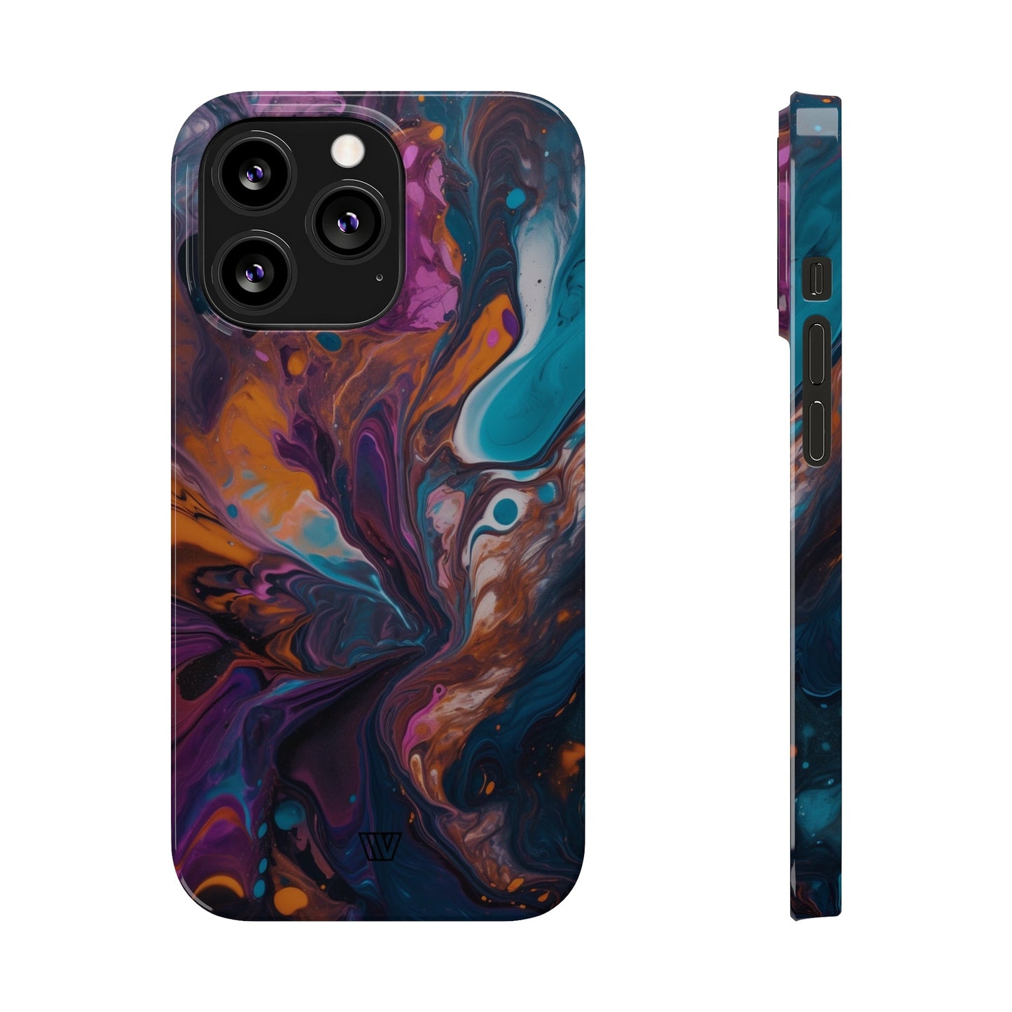 COSMIC PAINT SWIRL | Slim iPhone Case