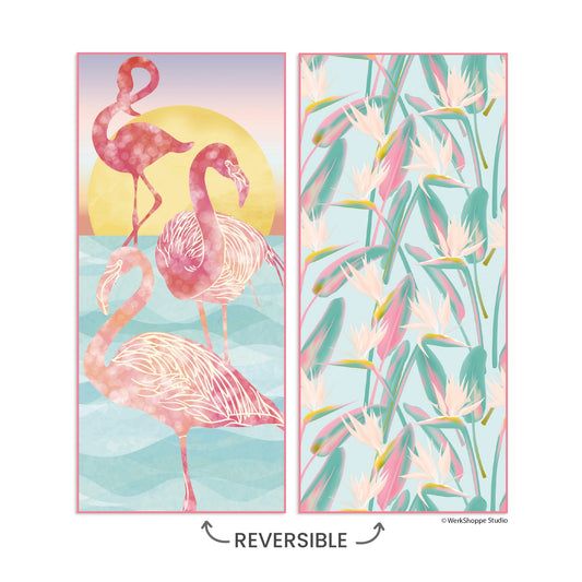 Flamingo Sunset Microfiber Go Big Towel