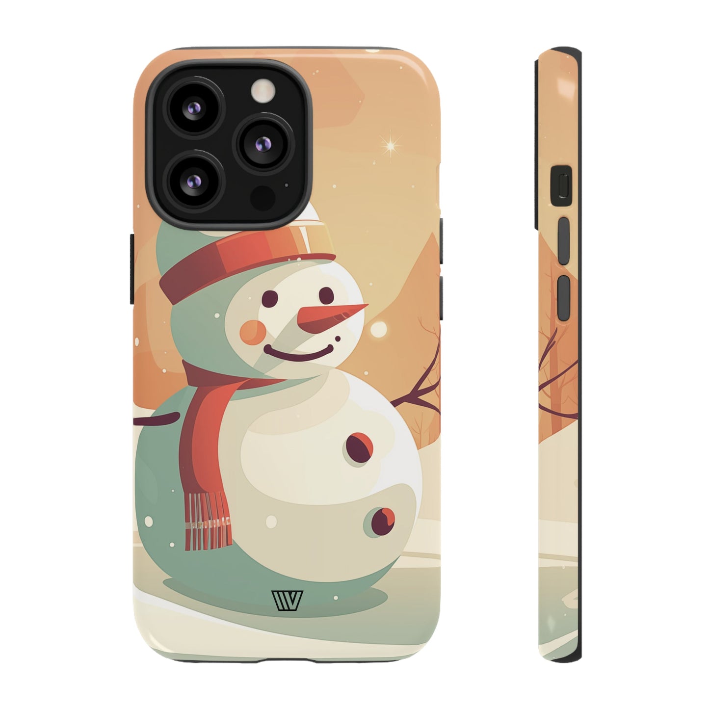 SUNSET SNOWMAN | Tough Phone Case