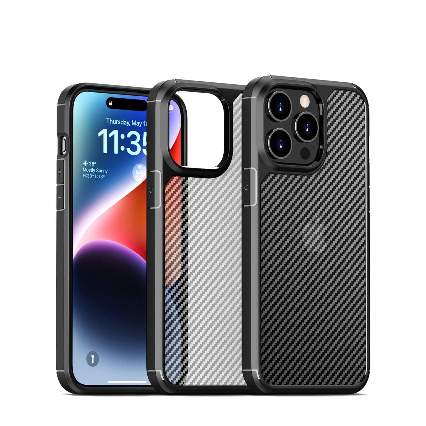 Venture Series Carbon-Fiber Style Case - iPhone 15 Pro