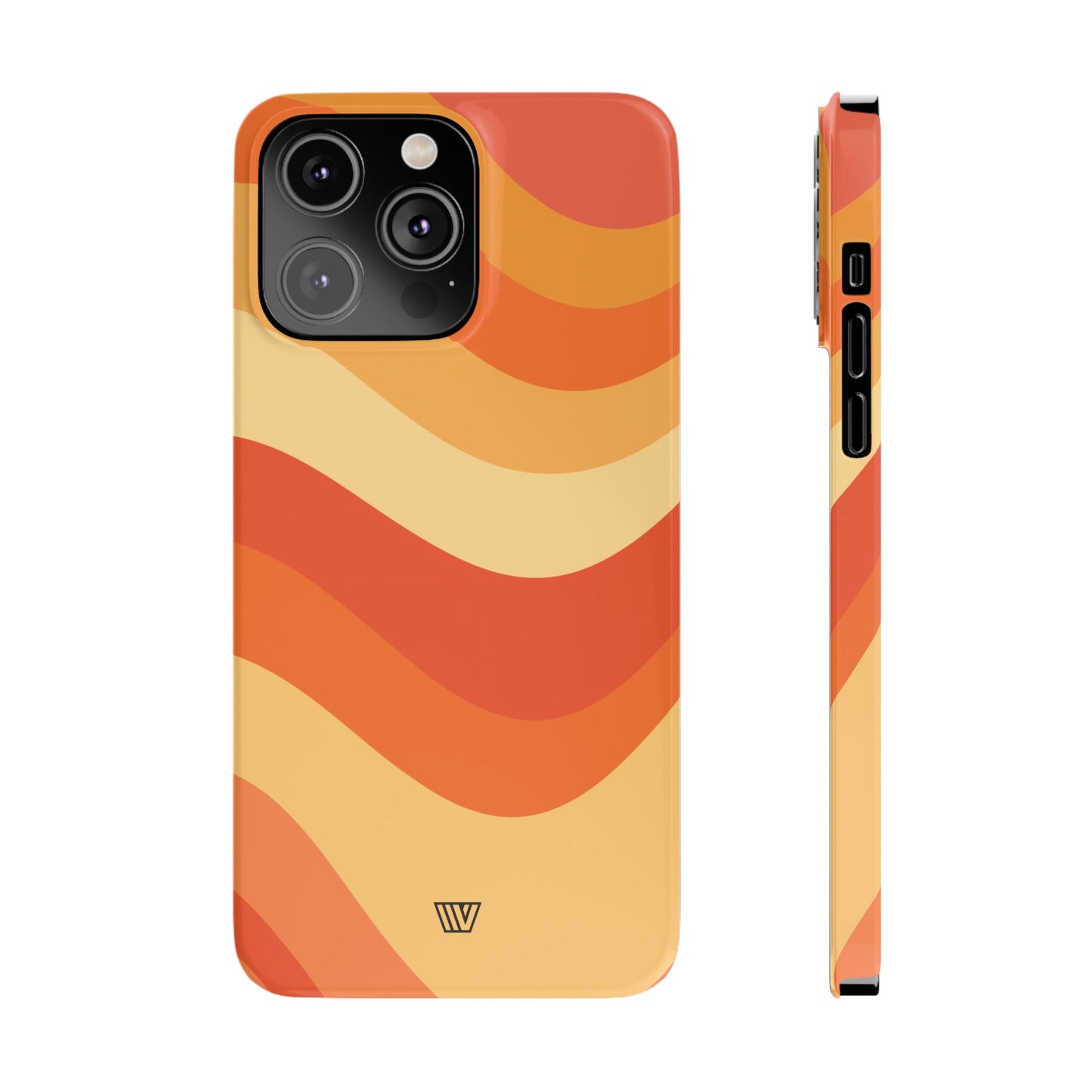 RETRO GROOVY WAVES | Slim iPhone Case