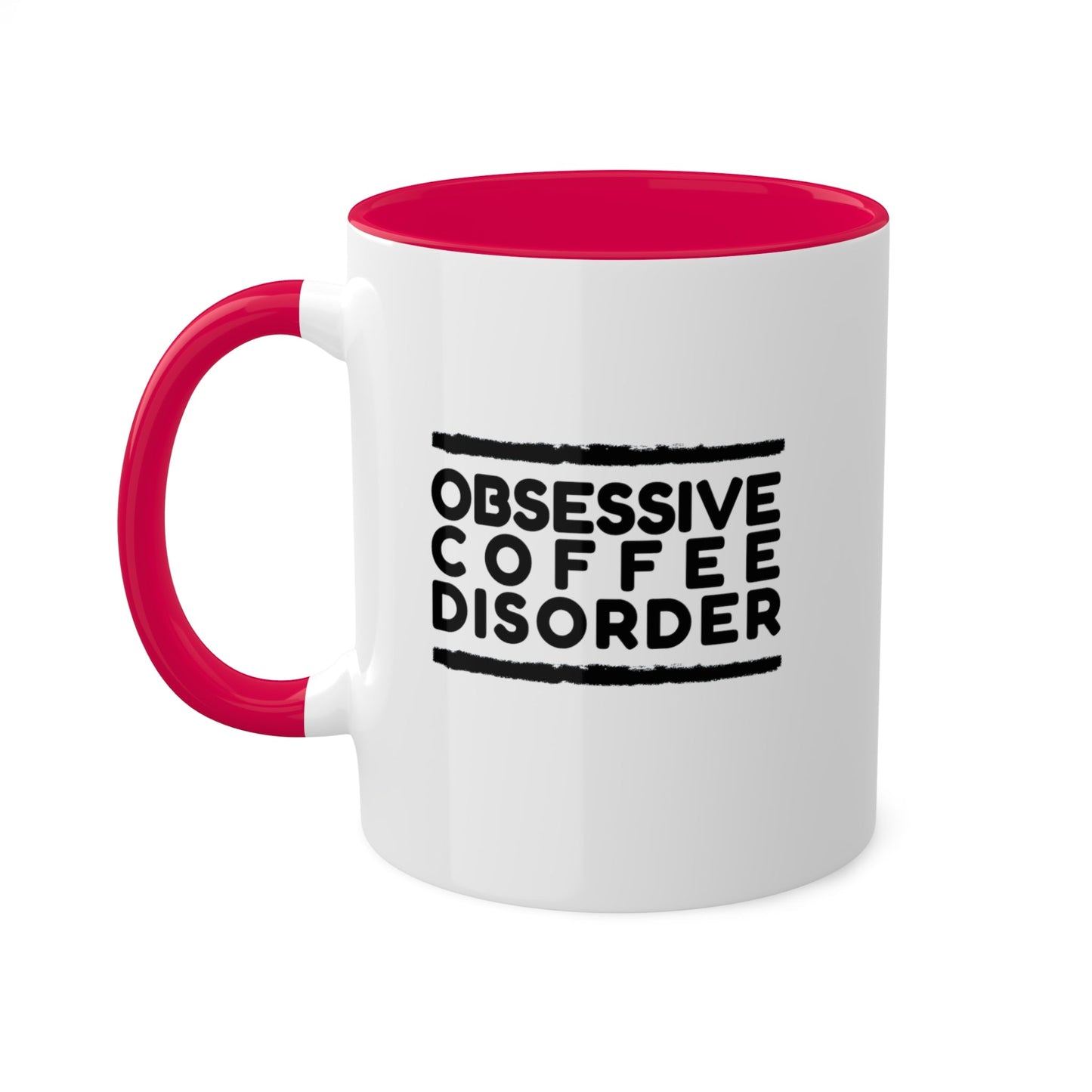 Get Obsessed Colorful Mugs, 11oz