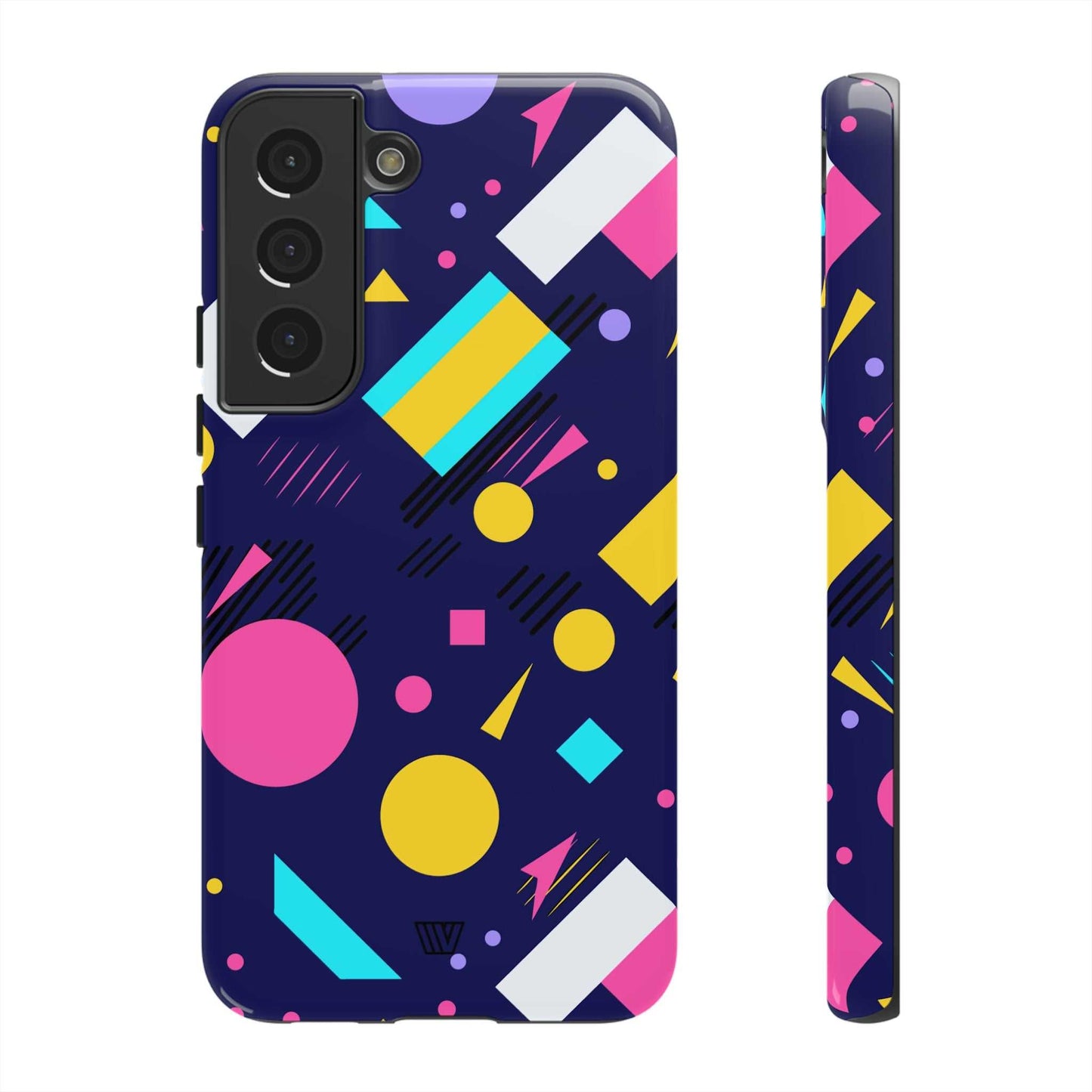 80s / 90s RETRO PATTERN DARK | Tough Phone Case