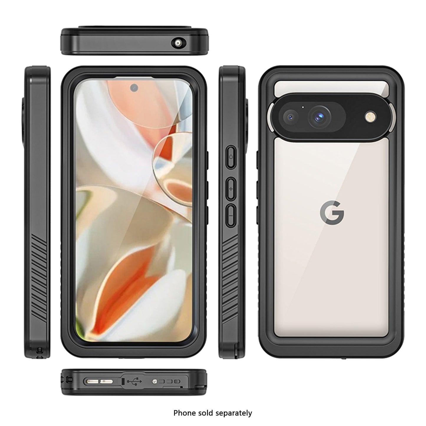 Oasis Series Waterproof Clear Back Case - Google Pixel 9