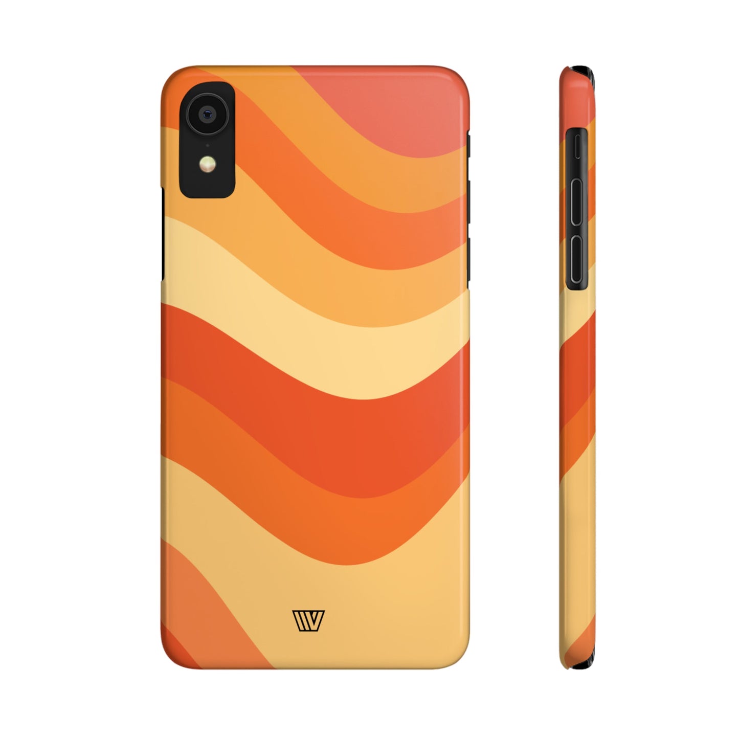 RETRO GROOVY WAVES | Slim iPhone Case