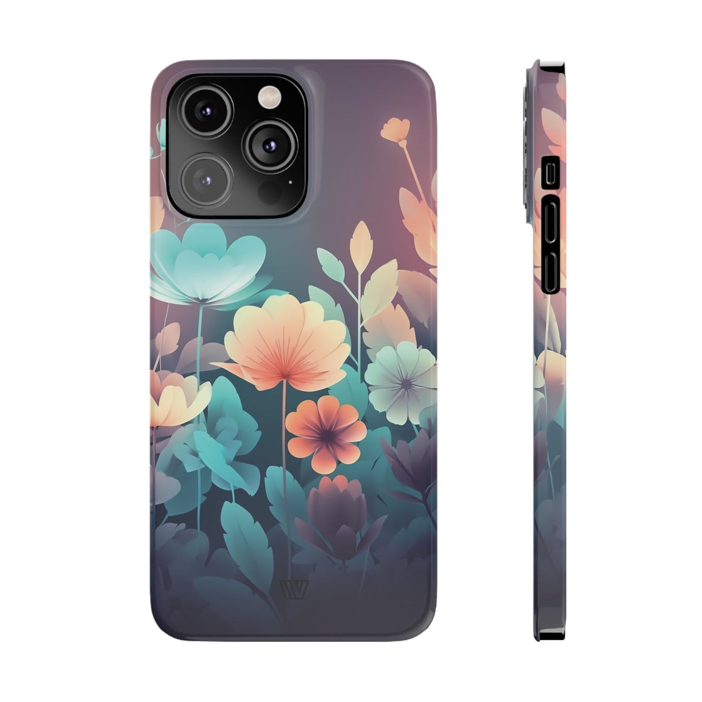 MIDNIGHT FLOWERS | Slim iPhone Case