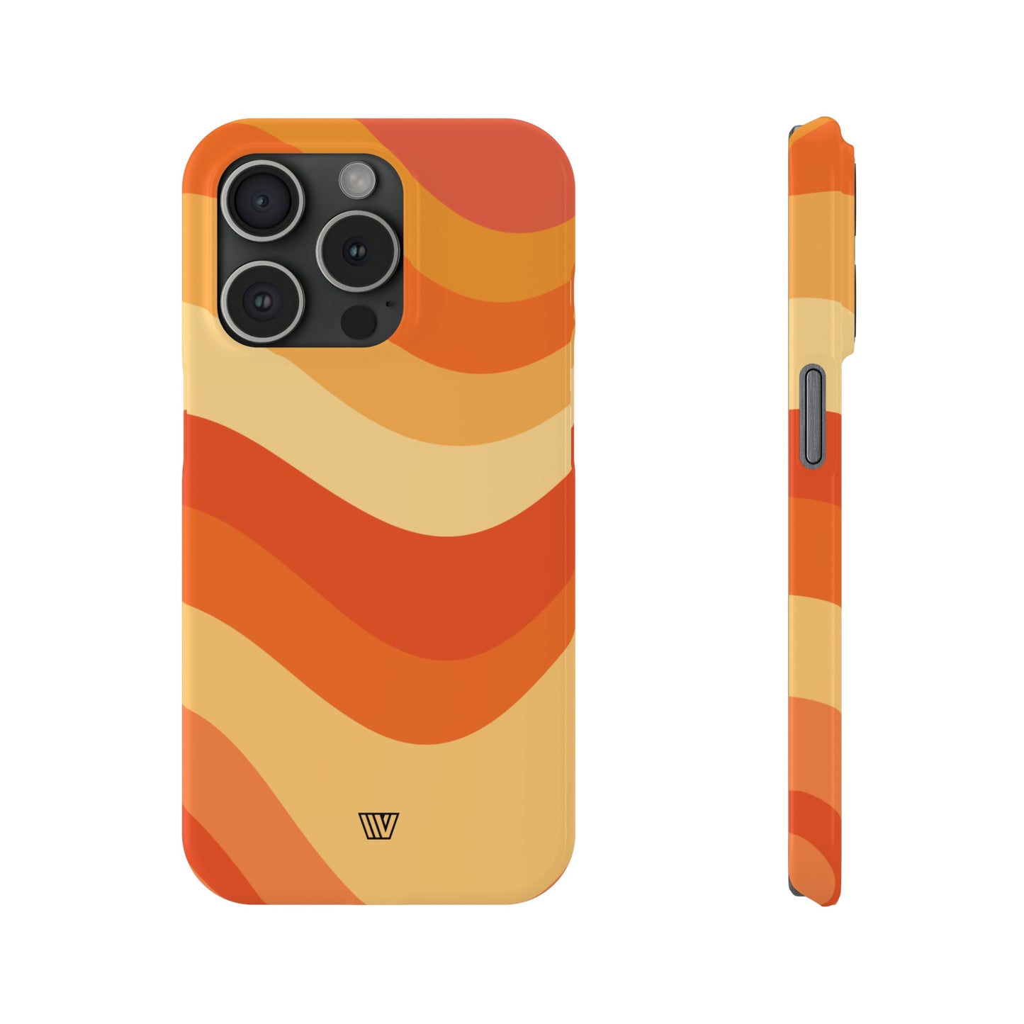 RETRO GROOVY WAVES | Slim iPhone Case