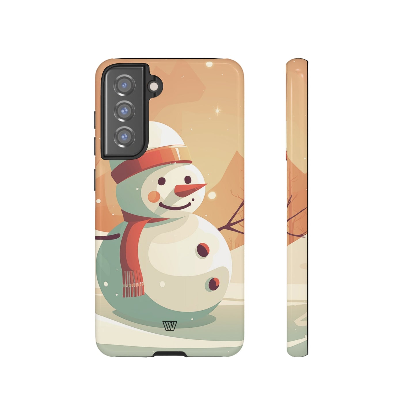 SUNSET SNOWMAN | Tough Phone Case