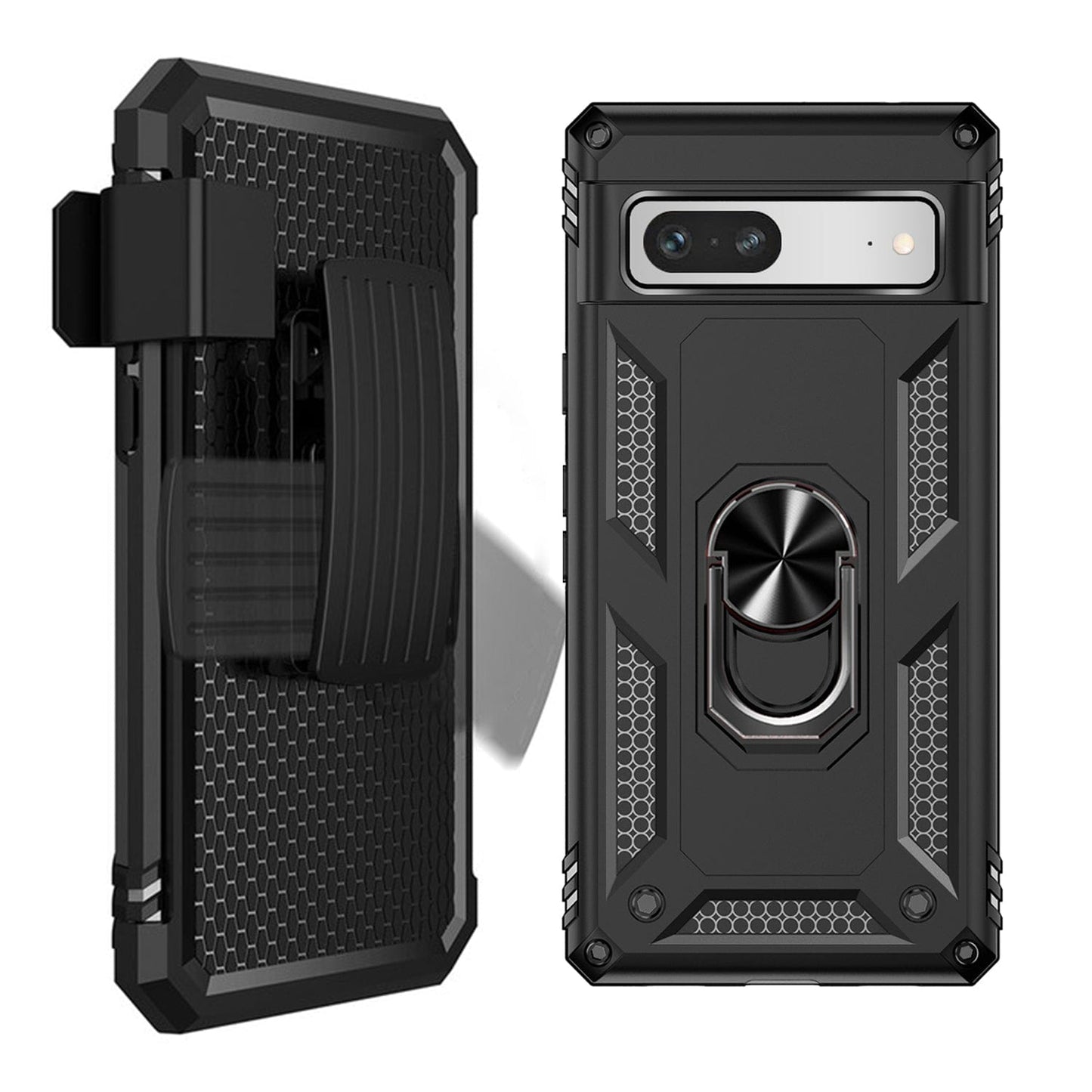 Raider Series Kickstand with Belt Clip Case - Google Pixel 7a