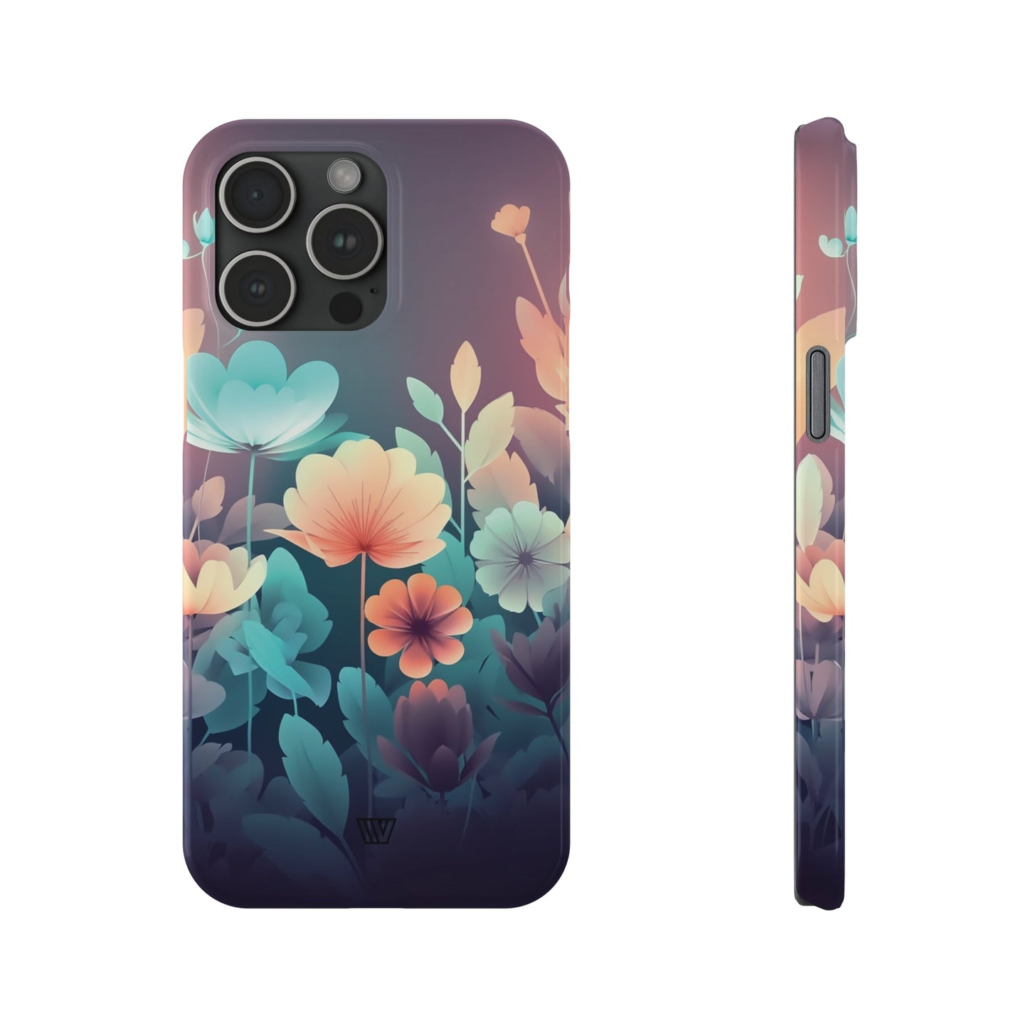 MIDNIGHT FLOWERS | Slim iPhone Case