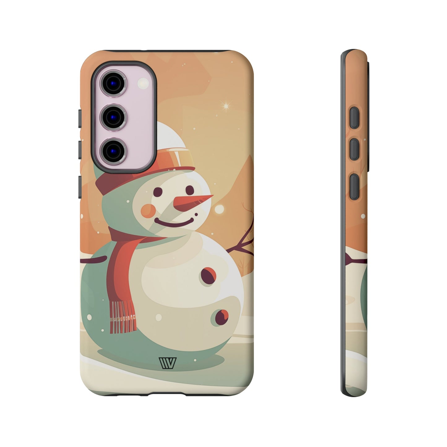 SUNSET SNOWMAN | Tough Phone Case