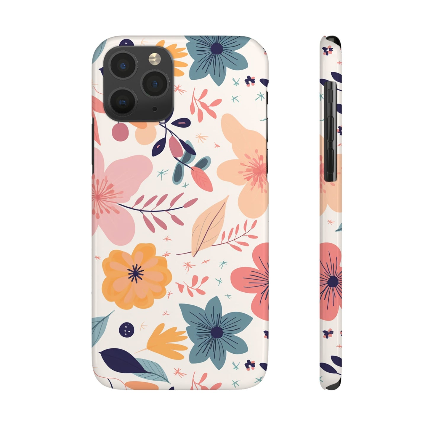 CUTE SUMMER FLOWER PATTERN | Slim iPhone Case