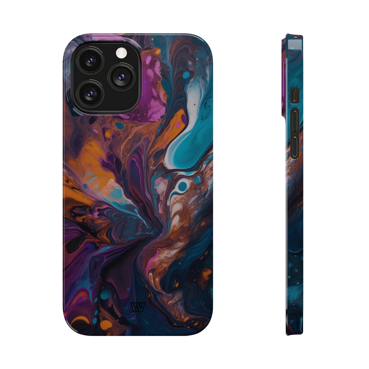 COSMIC PAINT SWIRL | Slim iPhone Case