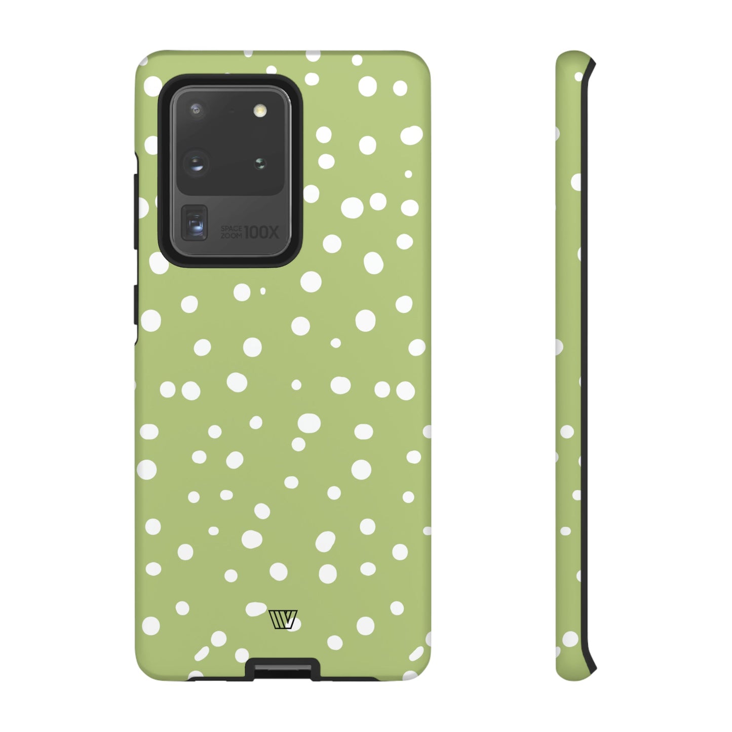 PALE OLIVE DOTS | Tough Phone Case