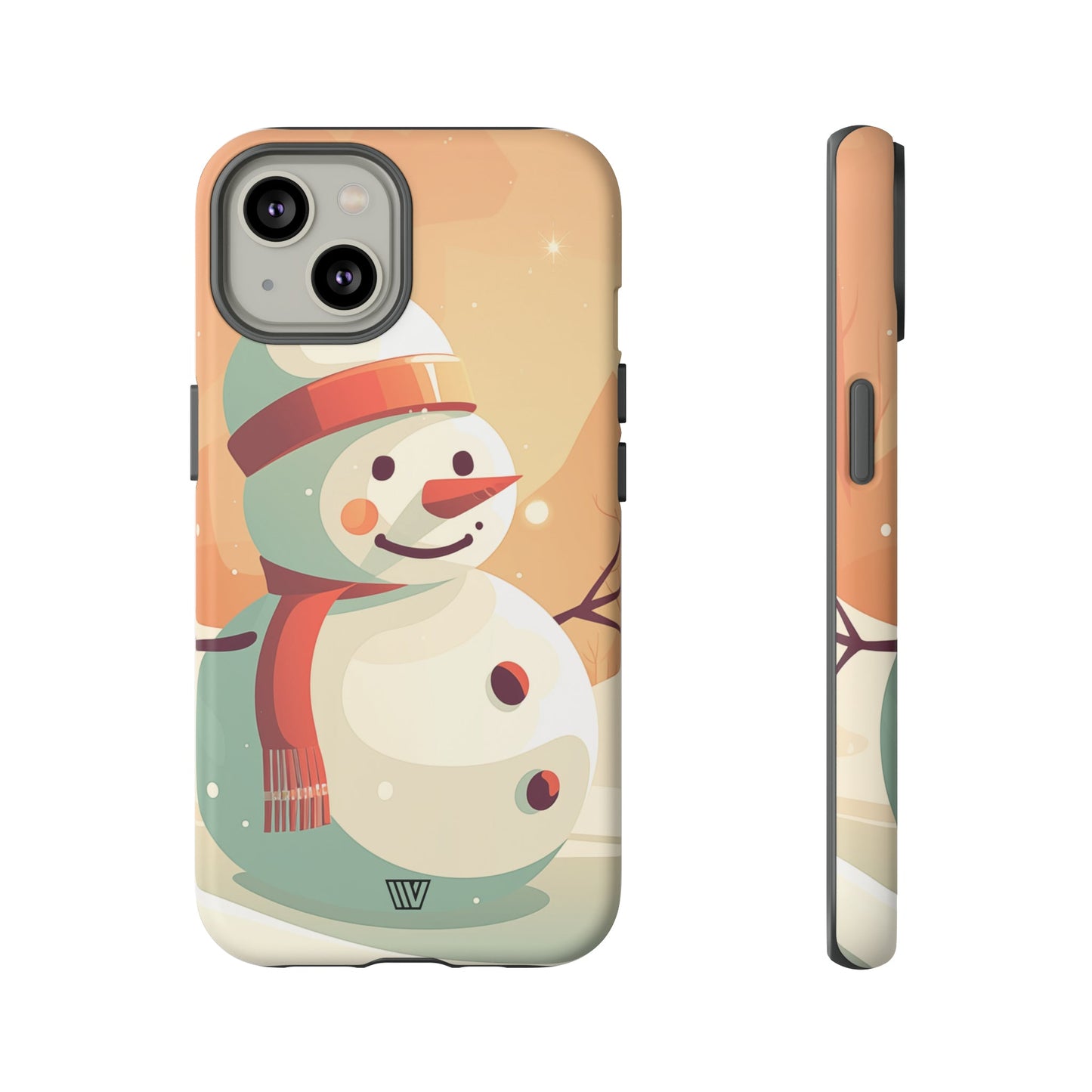 SUNSET SNOWMAN | Tough Phone Case