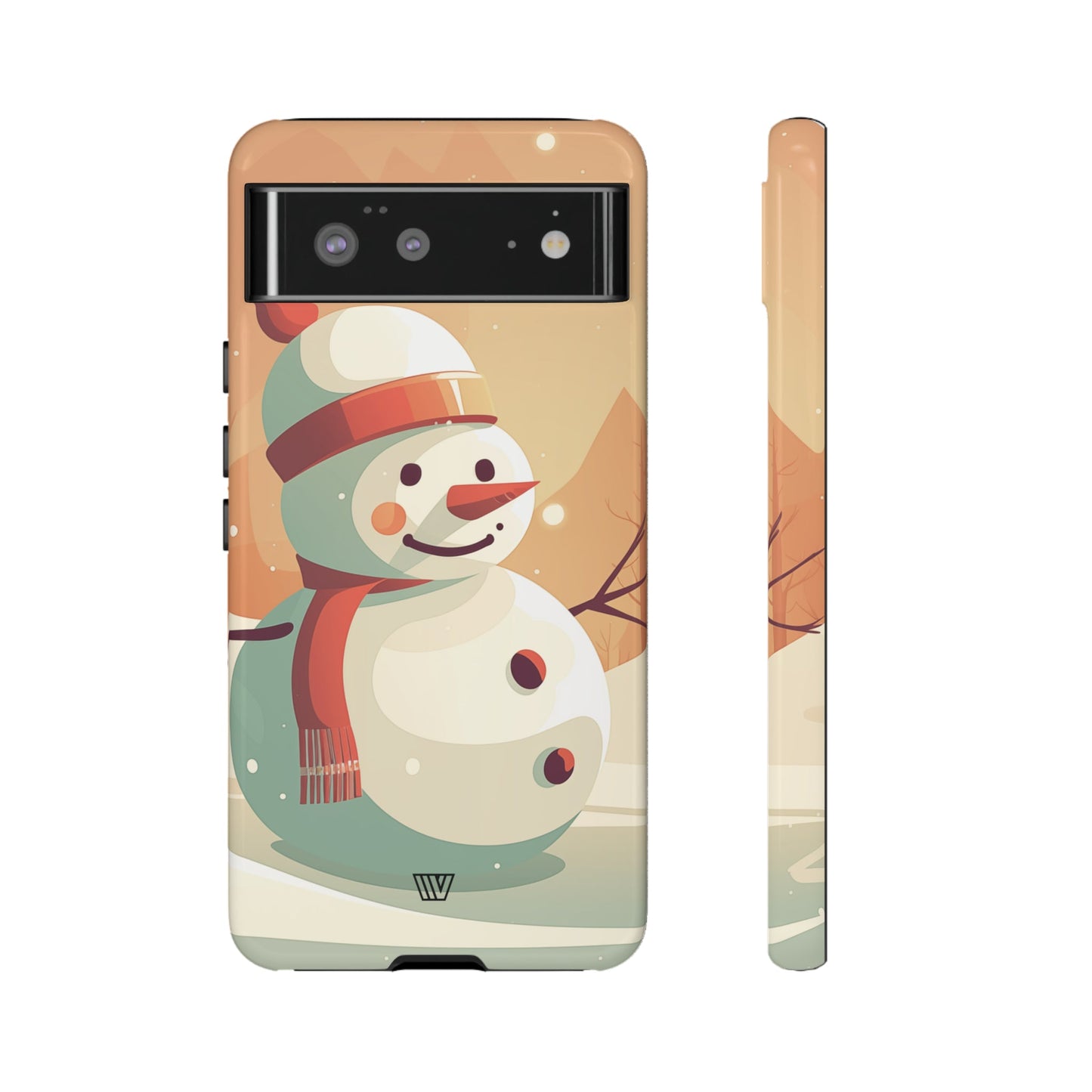 SUNSET SNOWMAN | Tough Phone Case