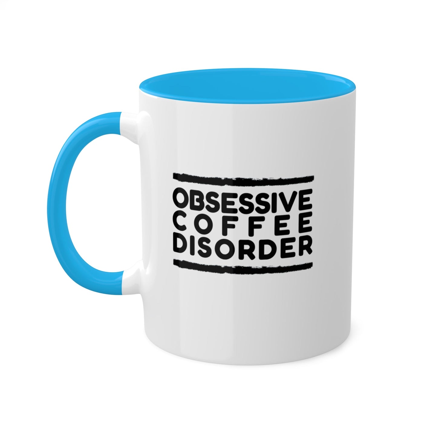 Get Obsessed Colorful Mugs, 11oz