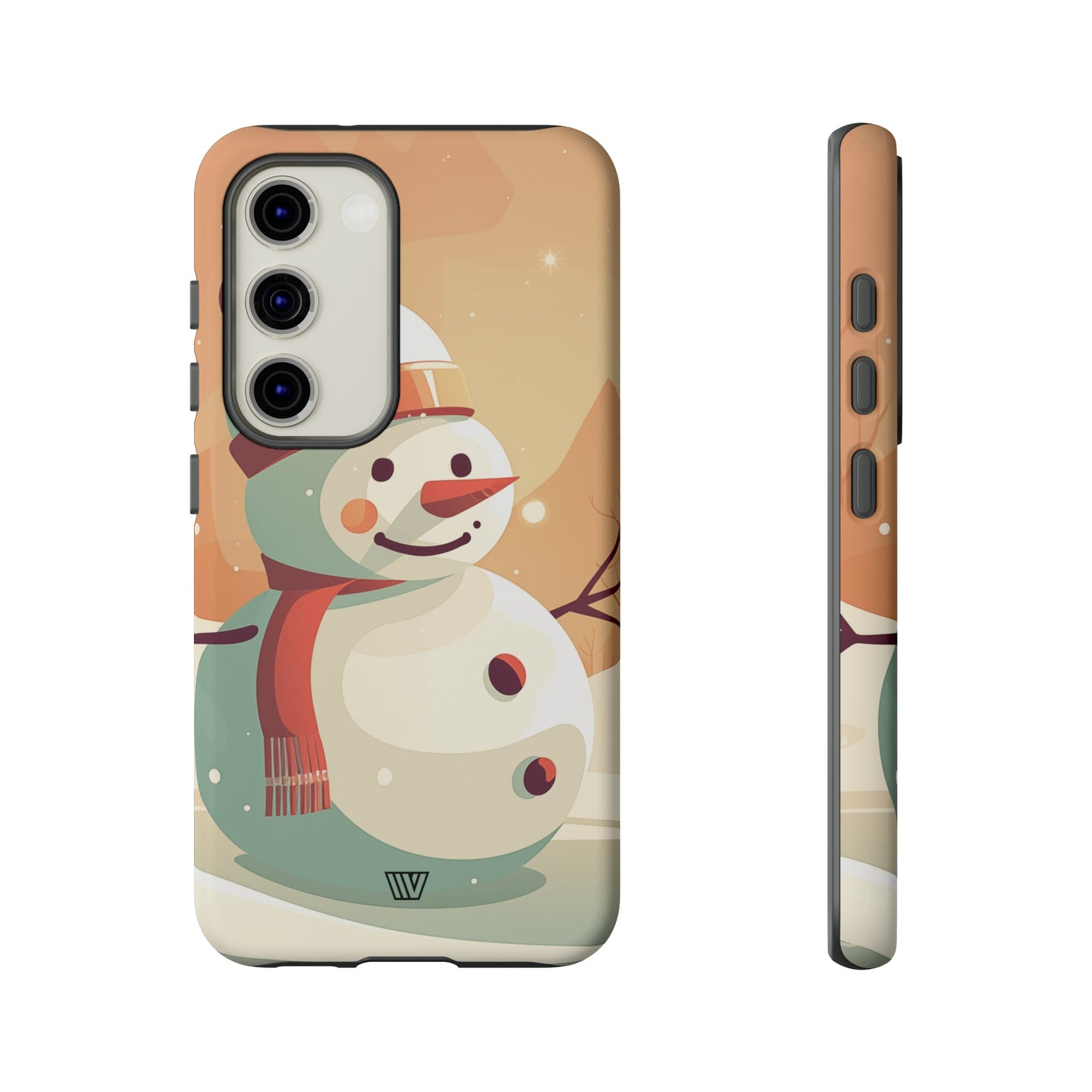 SUNSET SNOWMAN | Tough Phone Case