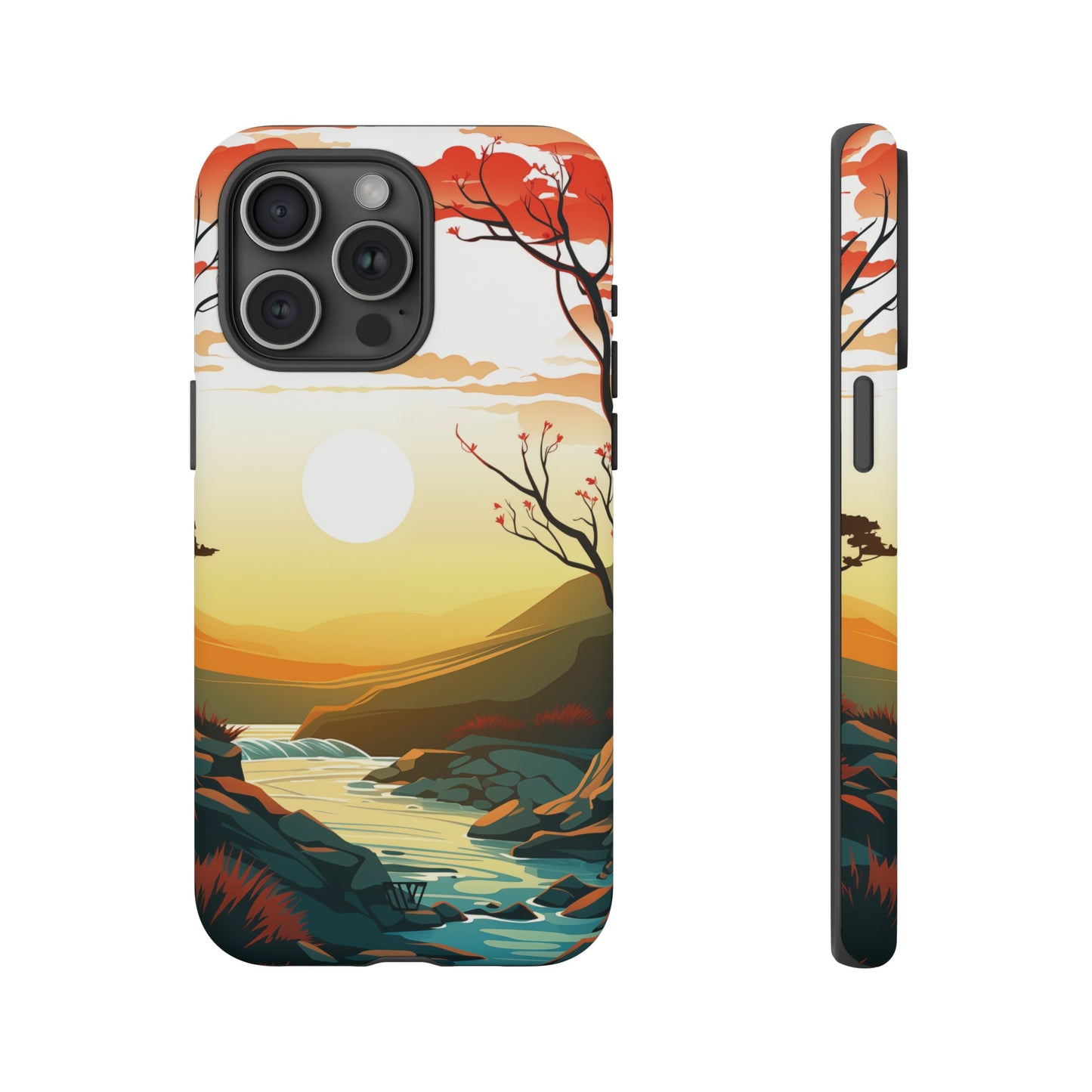 RIVER SUNSET | Tough Phone Case