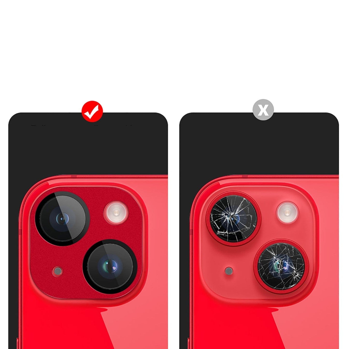 ZeroDamage Camera Lens Protector (2-Pack) - iPhone 14 and iPhone 14 Plus