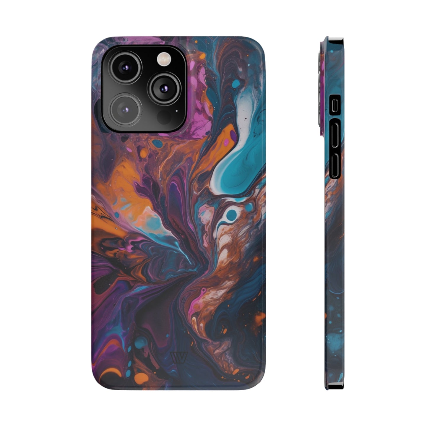 COSMIC PAINT SWIRL | Slim iPhone Case