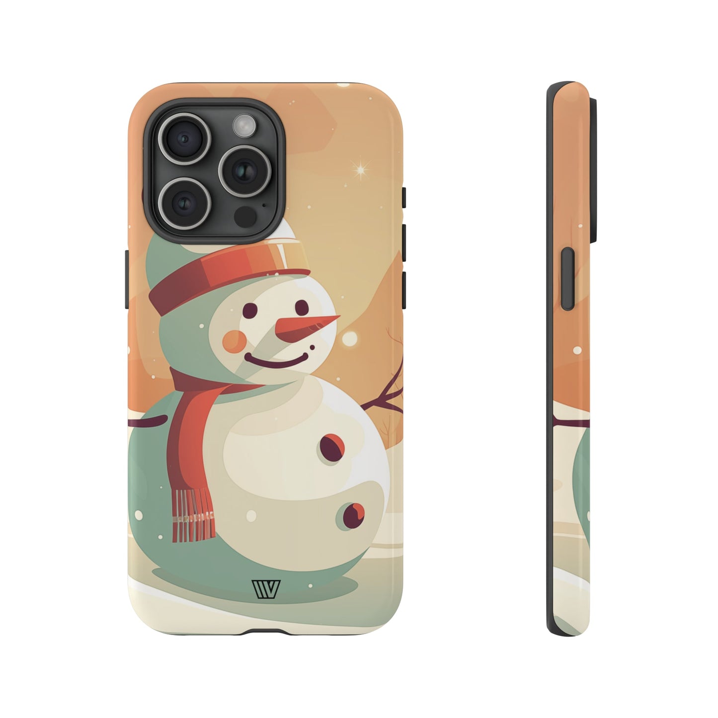 SUNSET SNOWMAN | Tough Phone Case