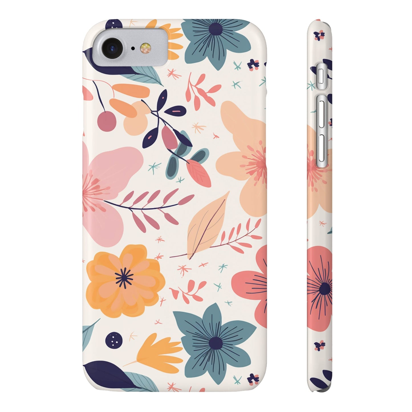 CUTE SUMMER FLOWER PATTERN | Slim iPhone Case