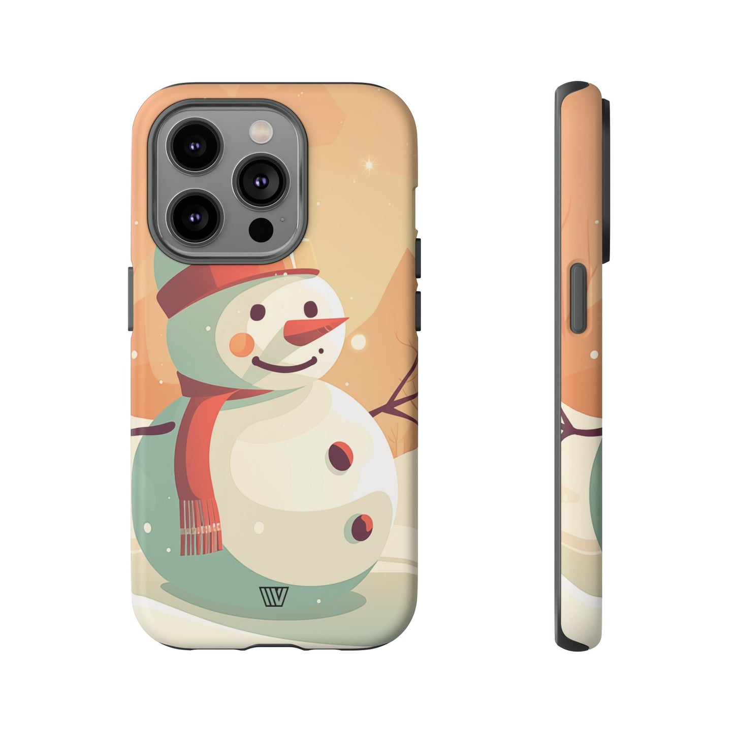 SUNSET SNOWMAN | Tough Phone Case