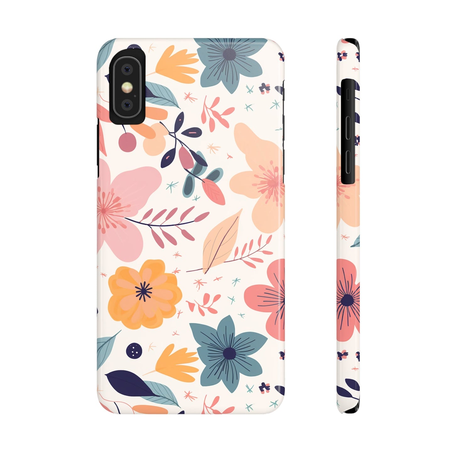 CUTE SUMMER FLOWER PATTERN | Slim iPhone Case