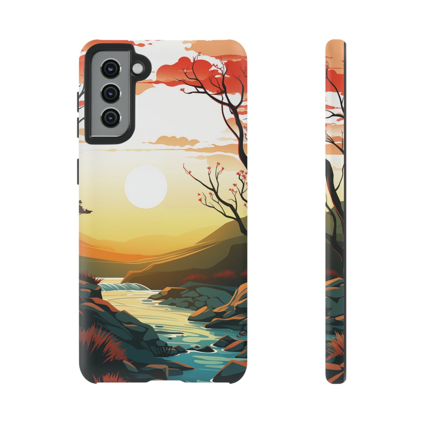 RIVER SUNSET | Tough Phone Case