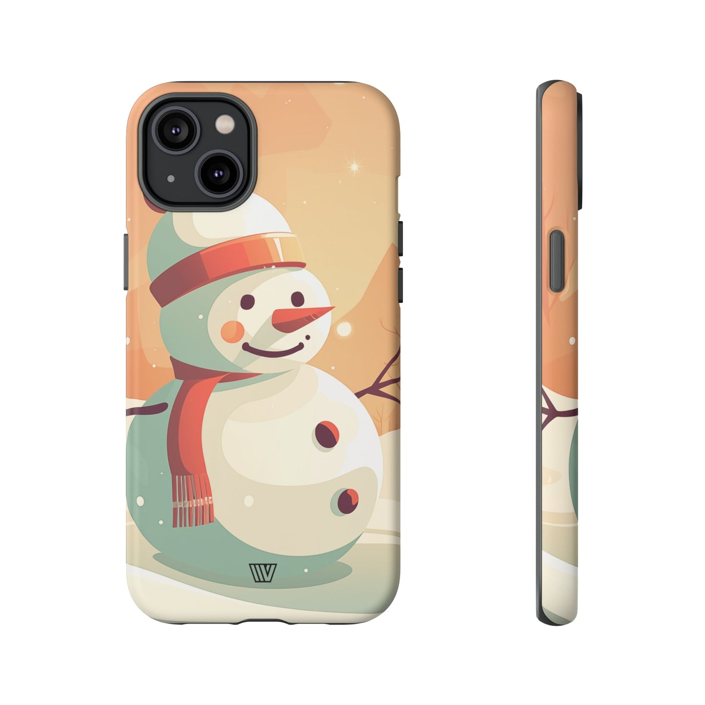 SUNSET SNOWMAN | Tough Phone Case