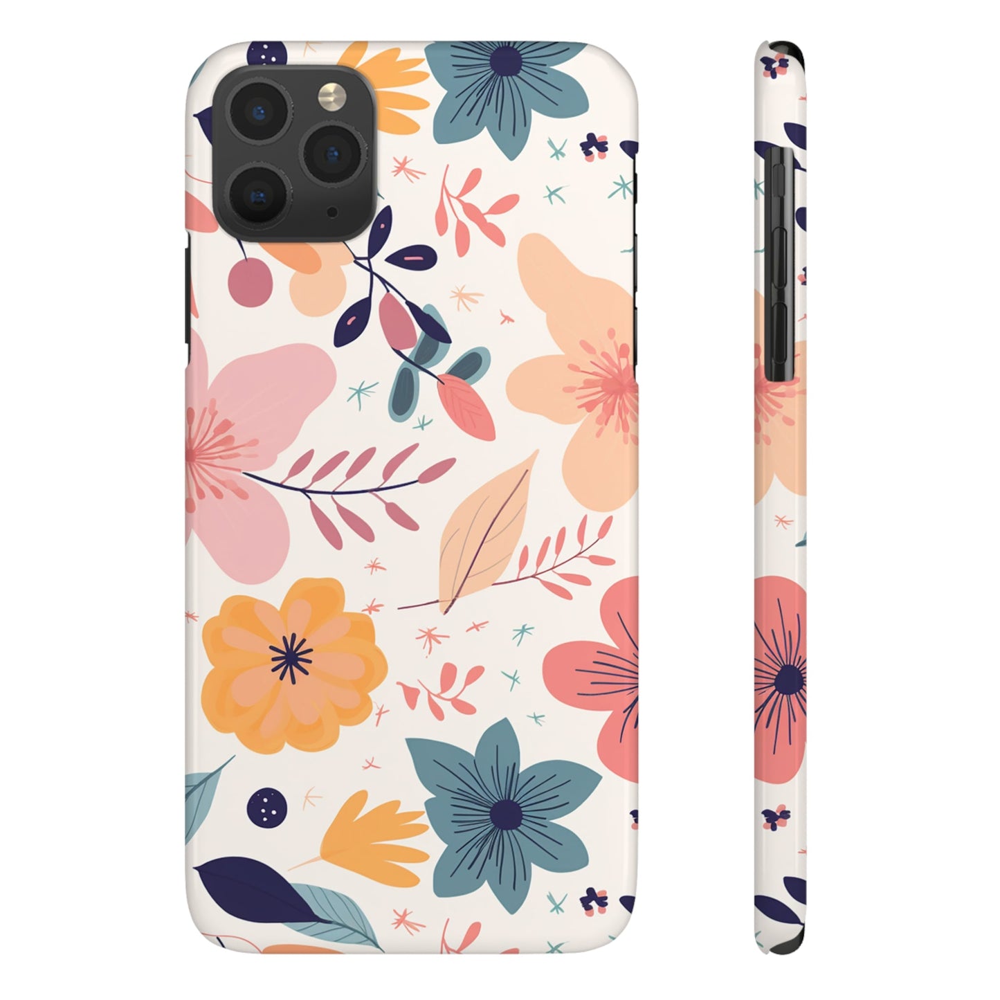 CUTE SUMMER FLOWER PATTERN | Slim iPhone Case