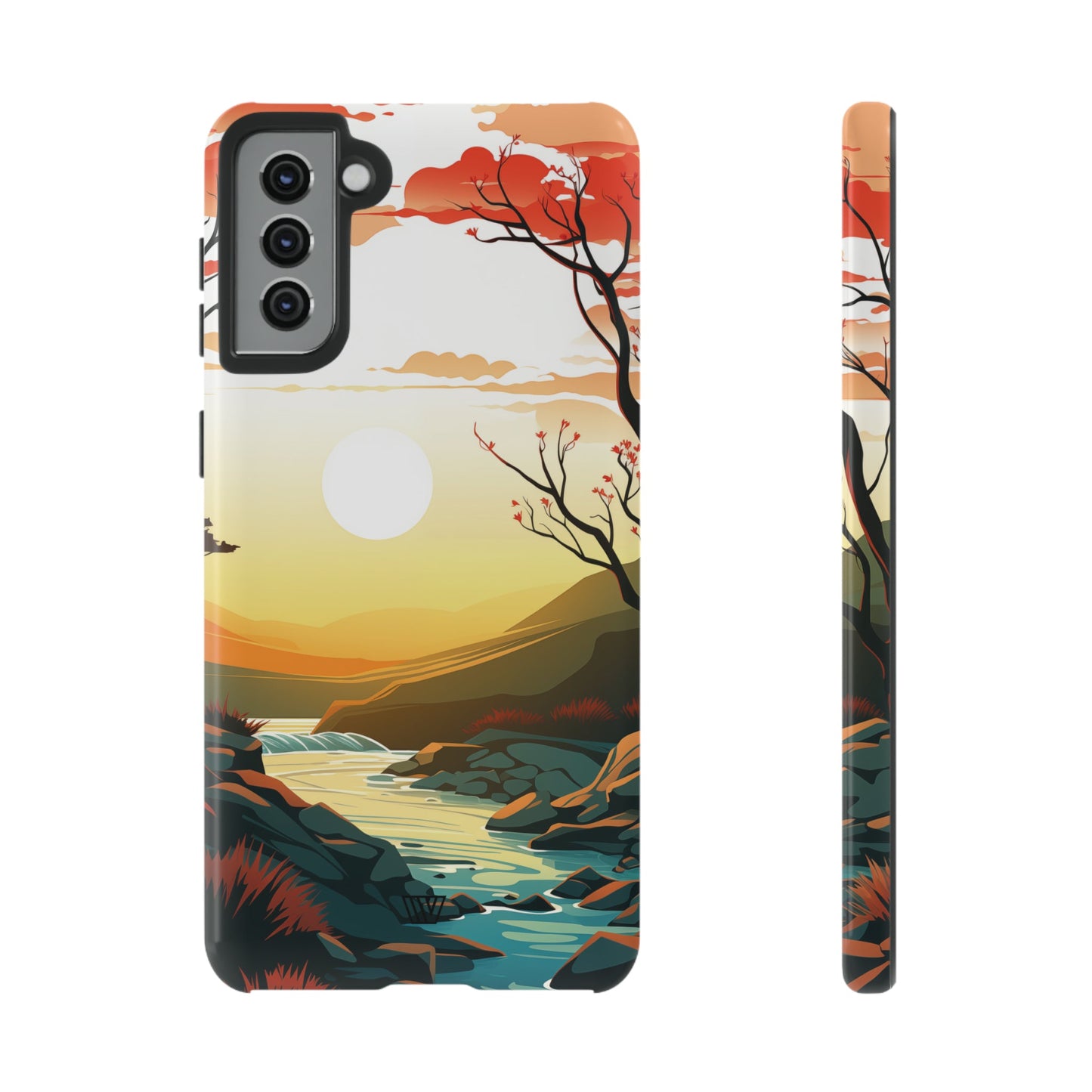 RIVER SUNSET | Tough Phone Case