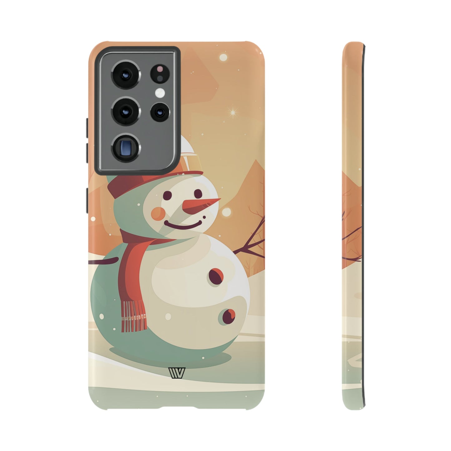 SUNSET SNOWMAN | Tough Phone Case