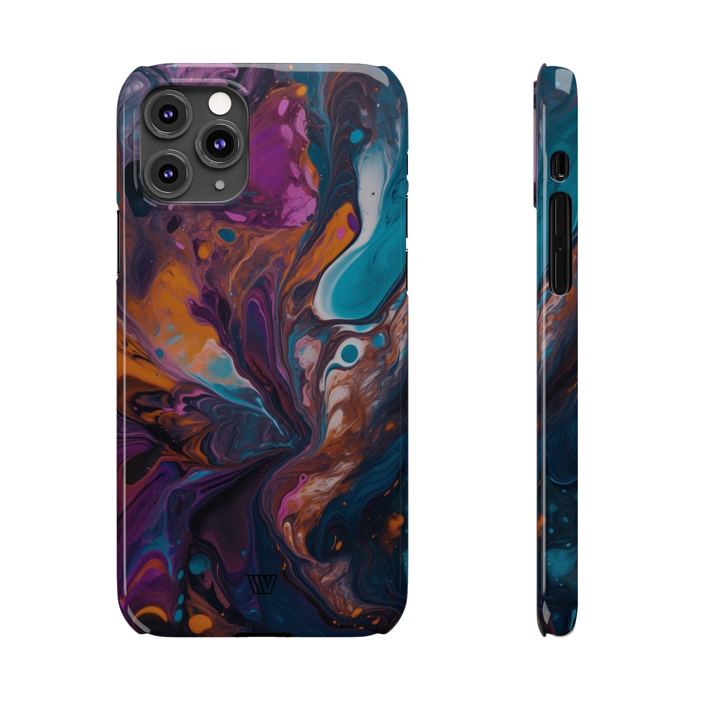 COSMIC PAINT SWIRL | Slim iPhone Case