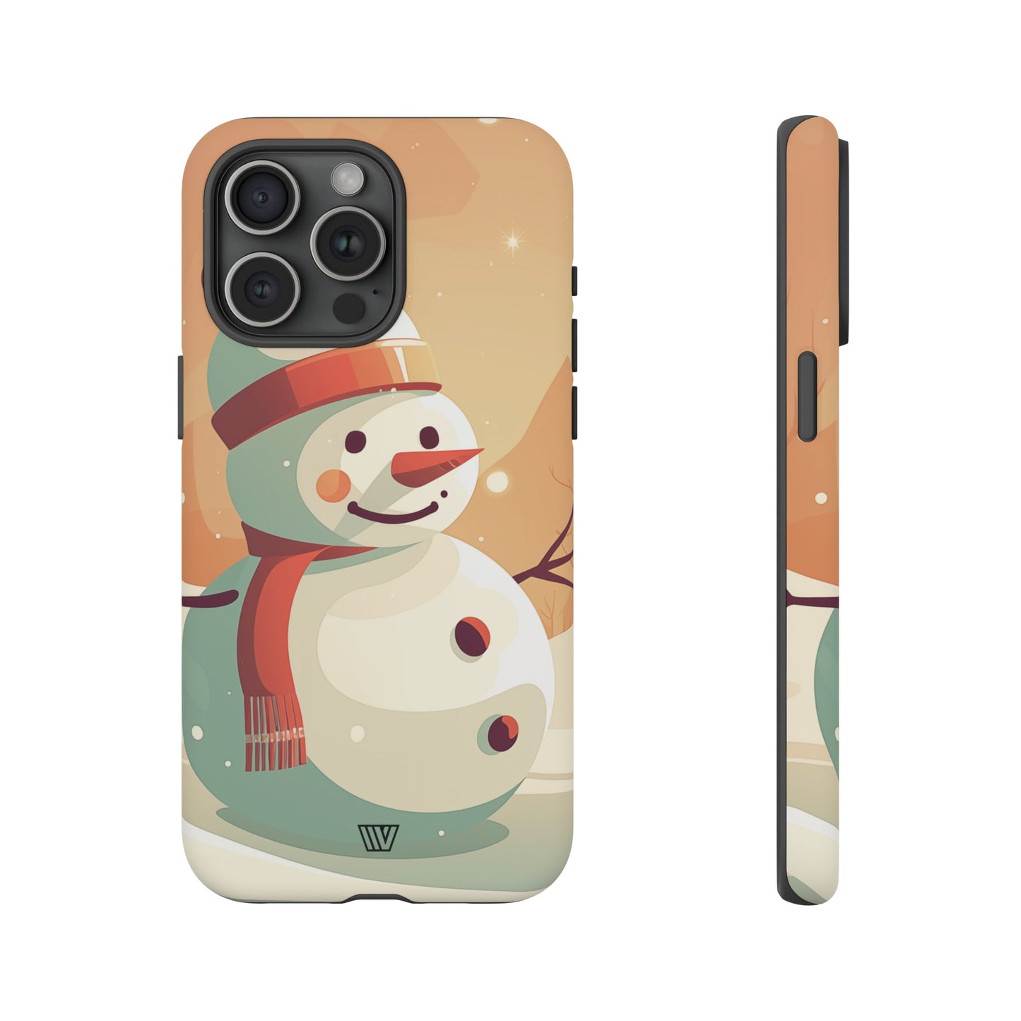 SUNSET SNOWMAN | Tough Phone Case