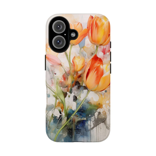 WATERCOLOR TULIPS | Tough Phone Case