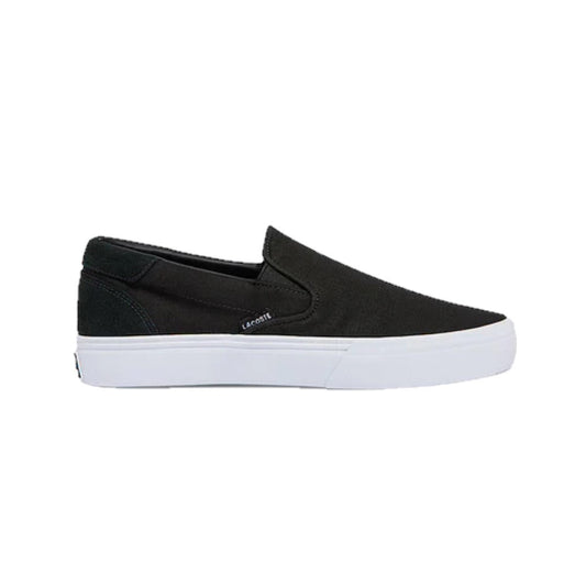 LACOSTE 7-43CMA0045312 JUMP SERVE SLIP MN'S (Medium) Black/White Canvas Lifestyle Shoes