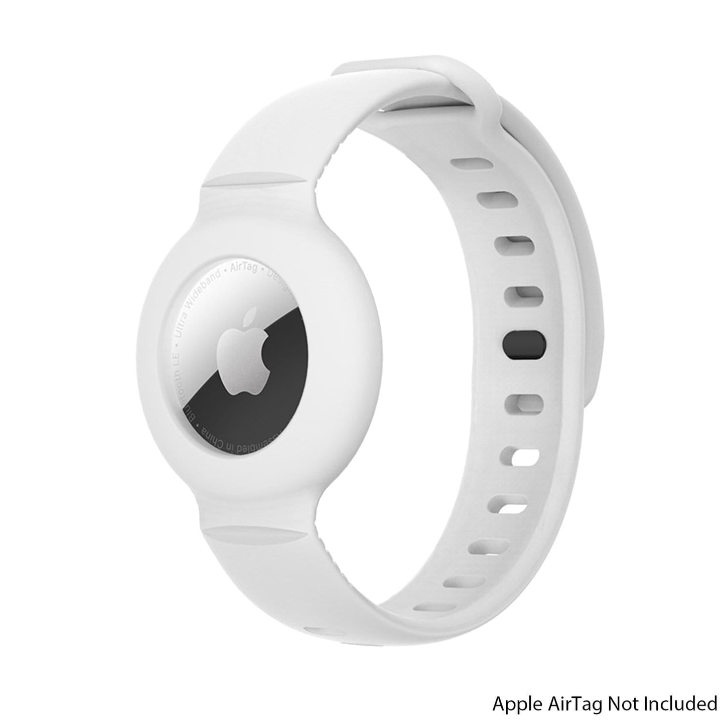 White Silicone WristBand  - Apple AirTag