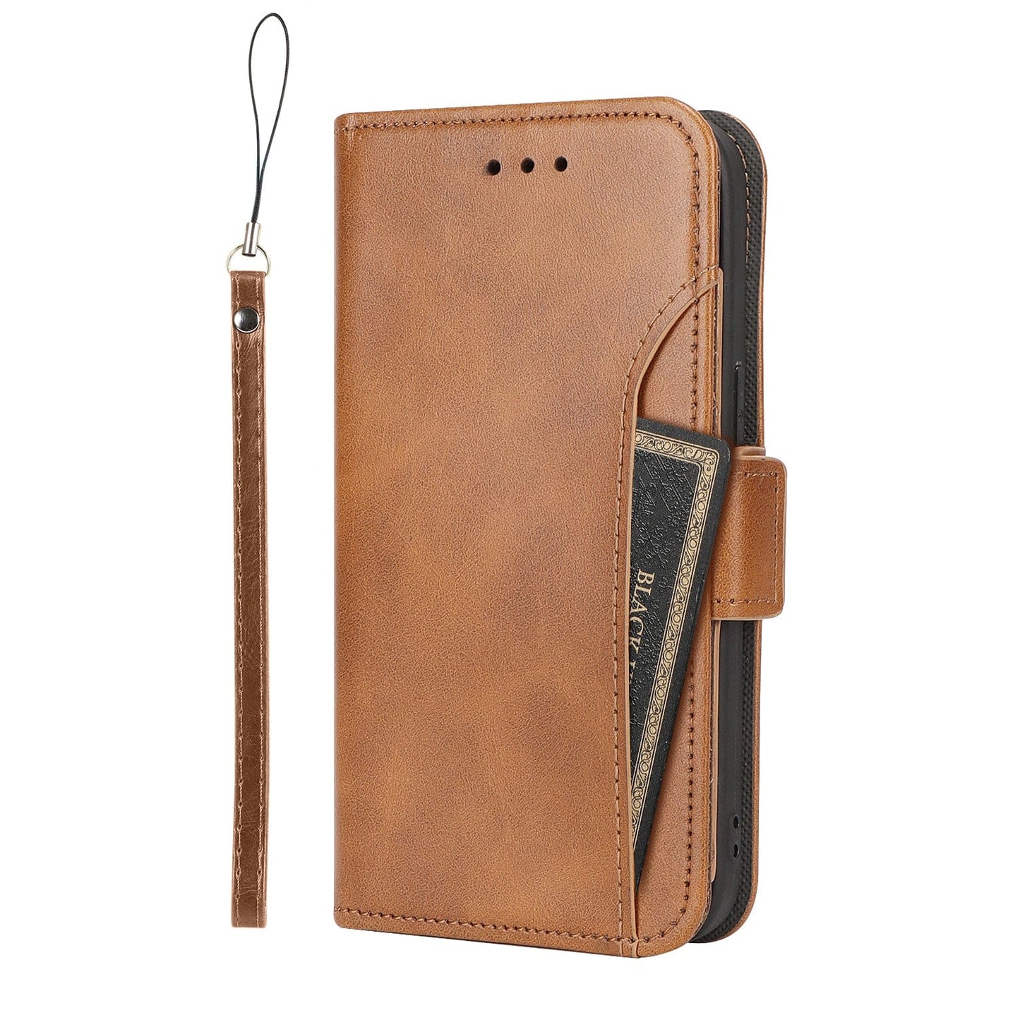 Indy Series Genuine Leather Wallet Case - iPhone 15 Pro - CP00467 CP00468