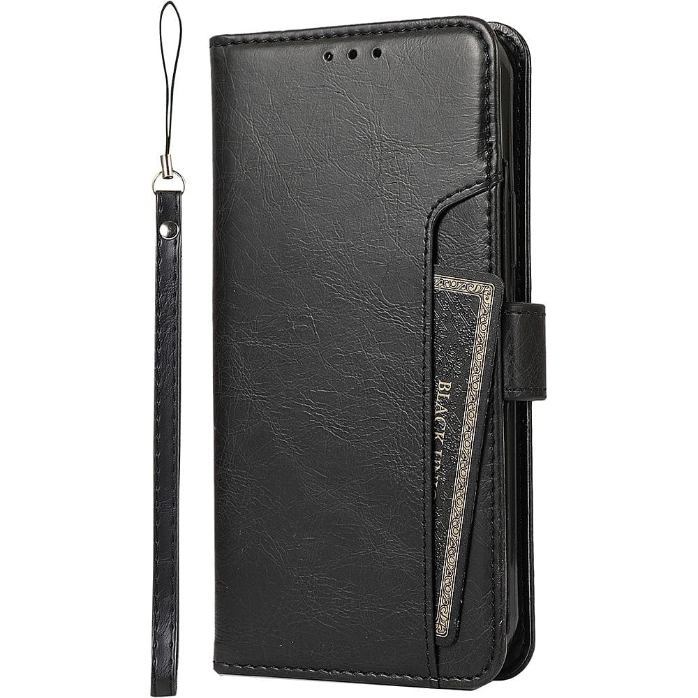 Indy Series Eco-Friendly Leather Wallet Case for iPhone 14 - Kickstand & Card Compartments