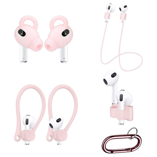 Pink Silicone Accessories Kit - Apple AirPods 3 (3rd Generation)