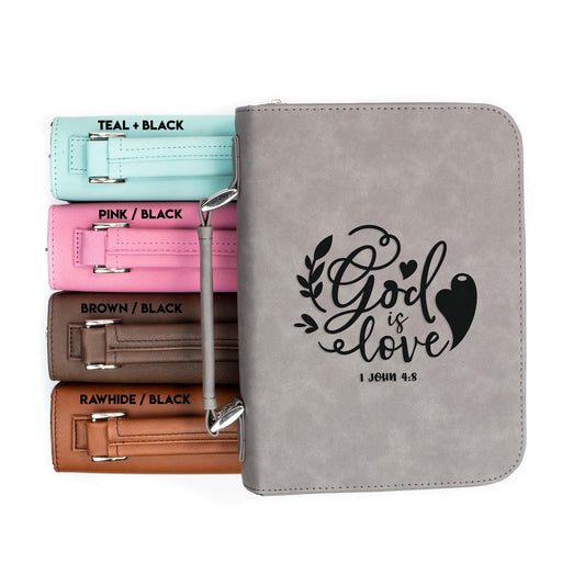 God Is Love - 1 John 4-8 - Bible Book Cover