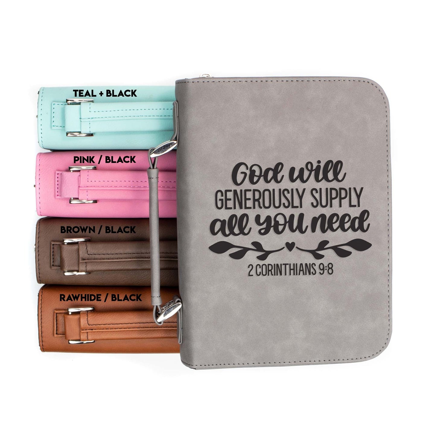 God Will Generously Supply All You Need - 1 Corinthians 9-8 - Bible Book Cover