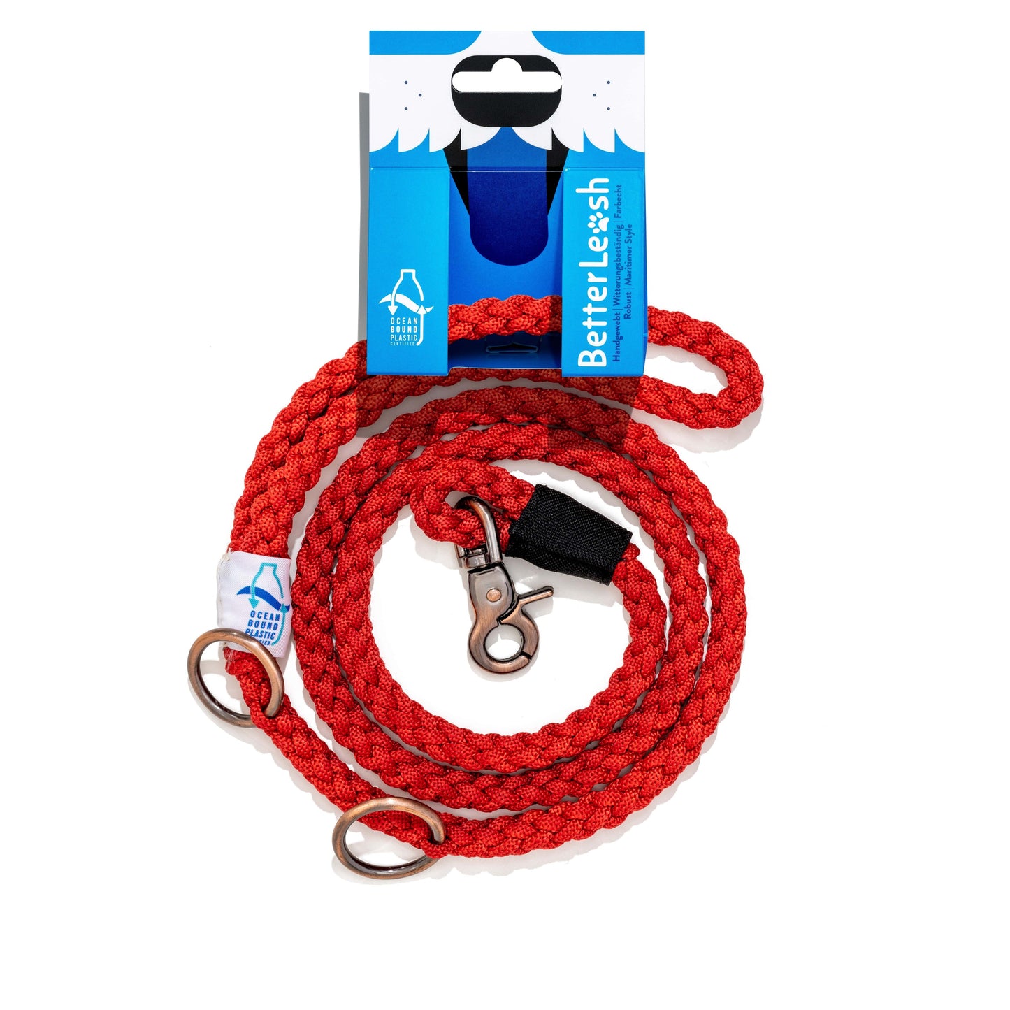 BetterLeash - 100% Fairtrade Recycled Ocean Bound Plastic Dog Leash