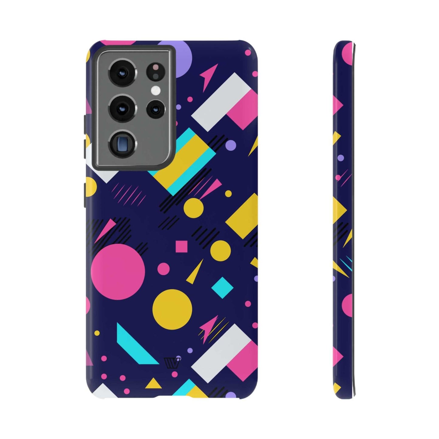 80s / 90s RETRO PATTERN DARK | Tough Phone Case